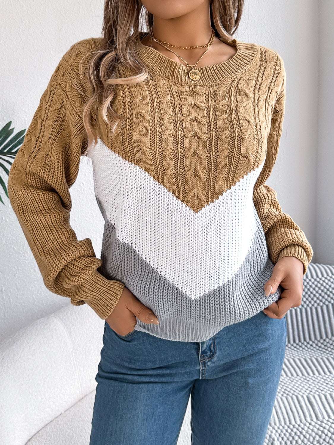 Round Neck Sweater