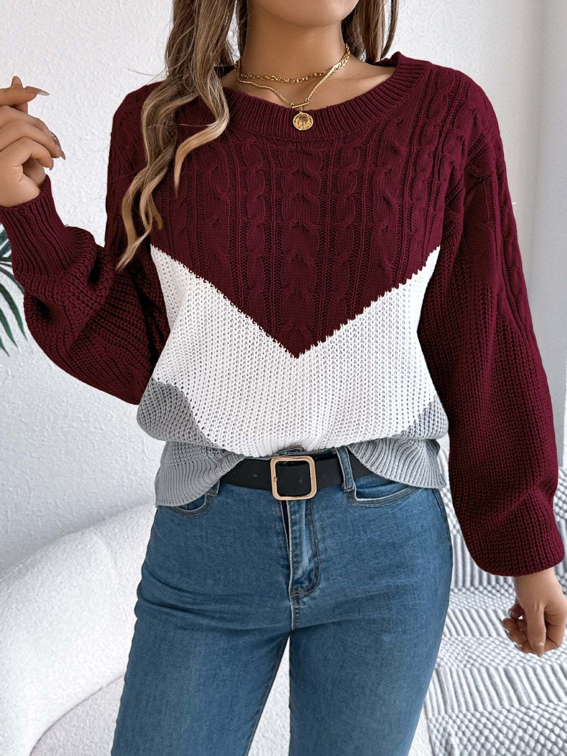 Round Neck Sweater