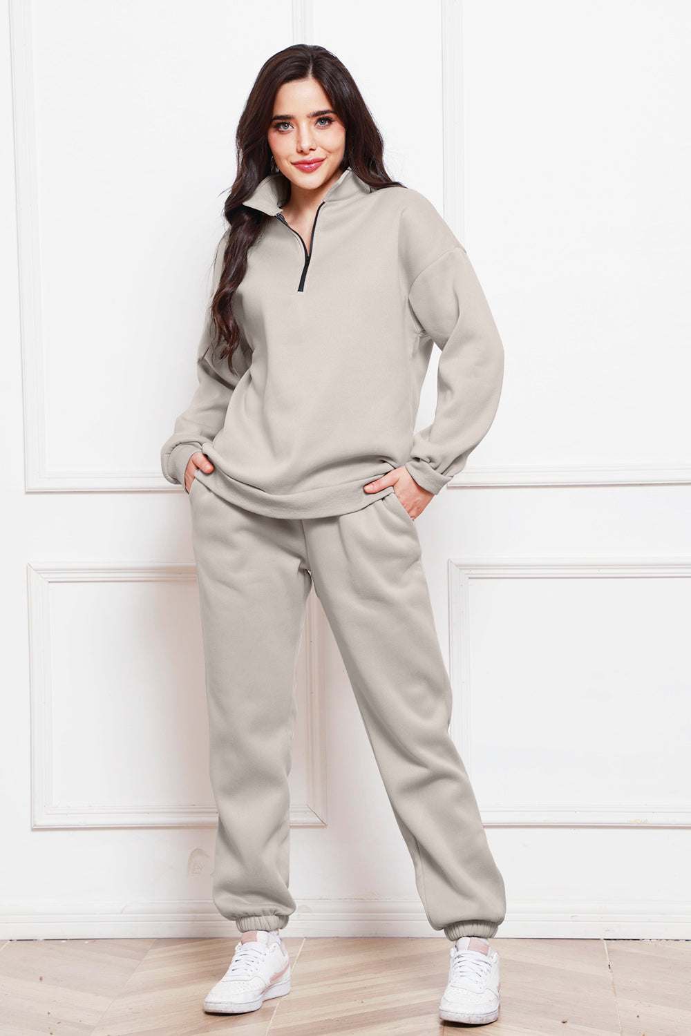 half-zip-long-sleeve-sweatshirt-and-pants-set