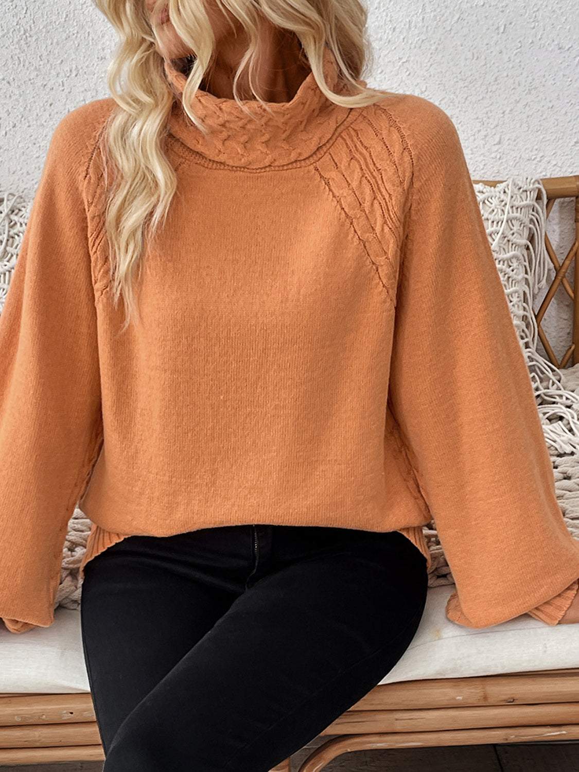 Cable Knit Turtleneck