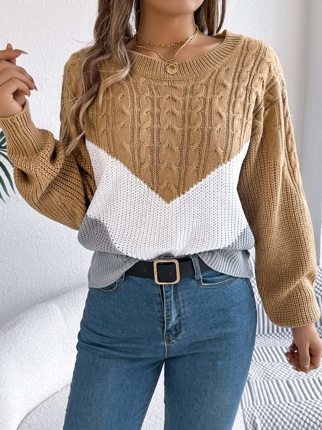 Round Neck Sweater