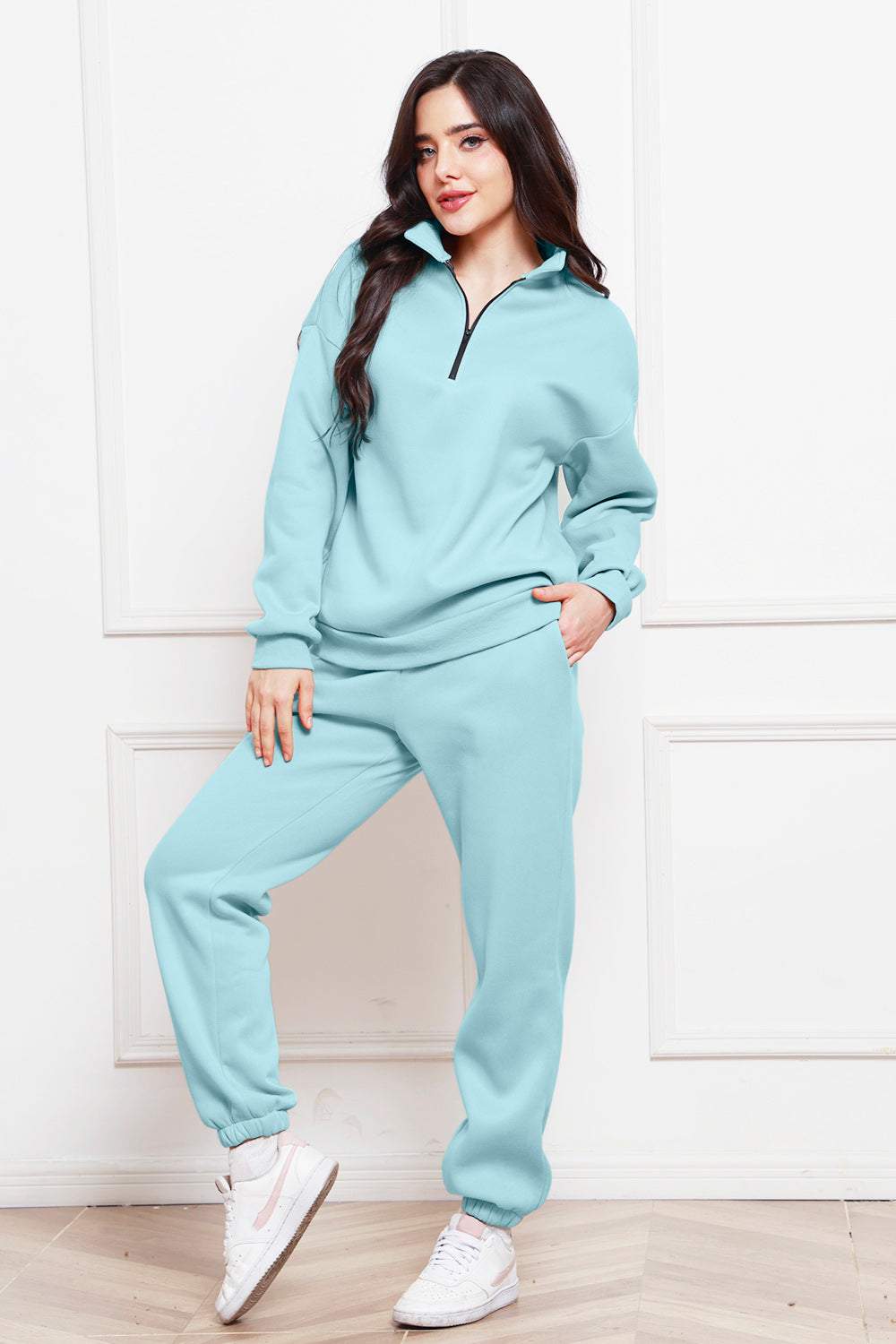 half-zip-long-sleeve-sweatshirt-and-pants-set