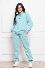 half-zip-long-sleeve-sweatshirt-and-pants-set