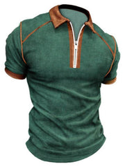 Zipper Polo Shirt