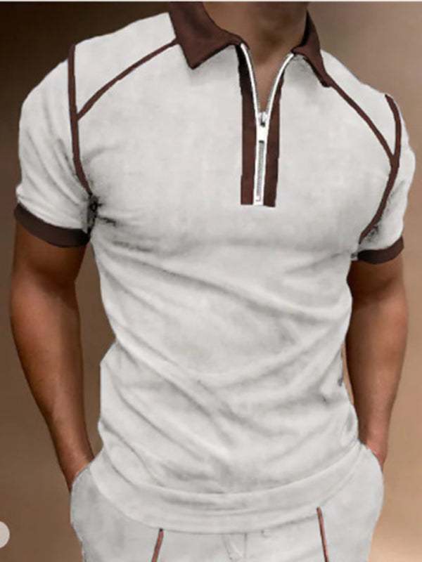 Zipper Polo Shirt