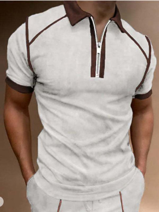 Zipper Polo Shirt