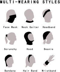 Cooling Balaclavas Neck Gaiter Tube Headwear UV Protection Face Cover Scarf Bandana for Men Women