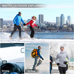 Winter Gloves for Men and Women Waterproof Thermal Gloves for Cold Weather, Running, Cycling, Hiking, Driving…