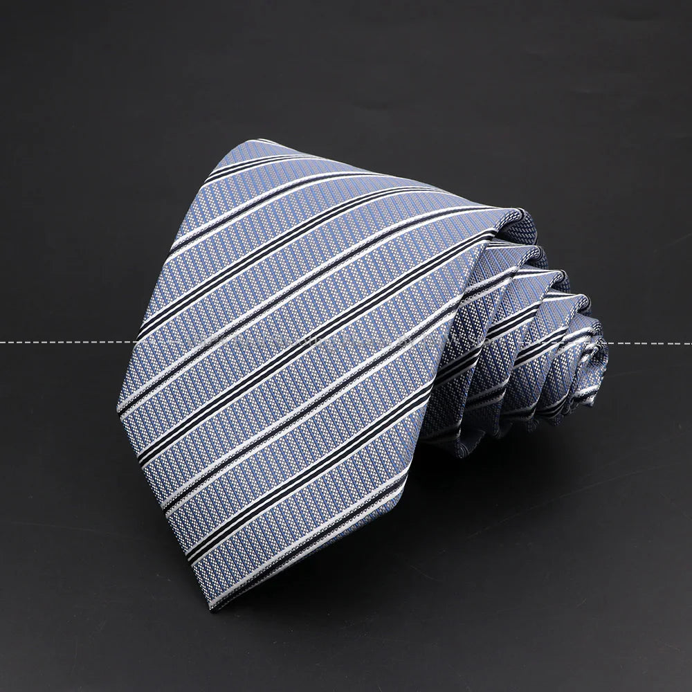 New Design Wedding Men Tie Grey Solid Striped Paisley Flower Neckties Men Business Dropshipping Groom Collar Accessories Gift