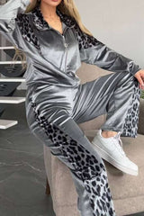 full-size-collared-neck-leopard-zip-up-top