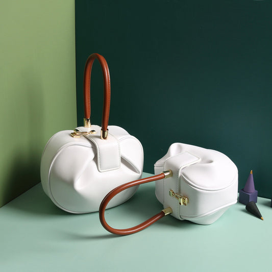 Leather Dumplings Handbag