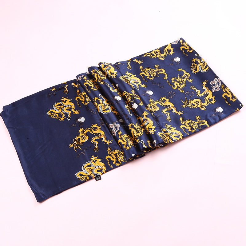 Double Silk Crepe Satin Scarf