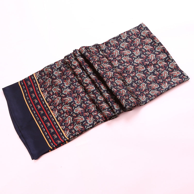 Double Silk Crepe Satin Scarf