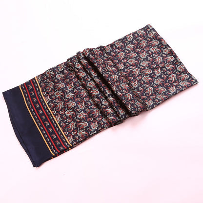 Double Silk Crepe Satin Scarf