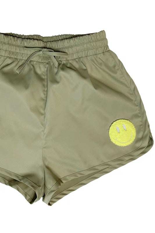 smiley-nylon-shorts