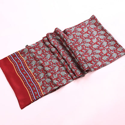 Double Silk Crepe Satin Scarf