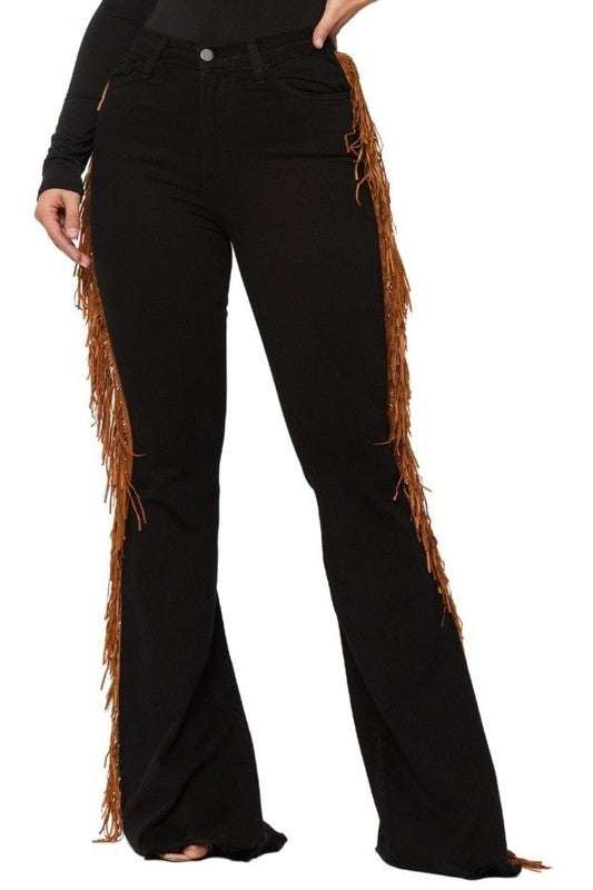 Black Bell Bottom Jean