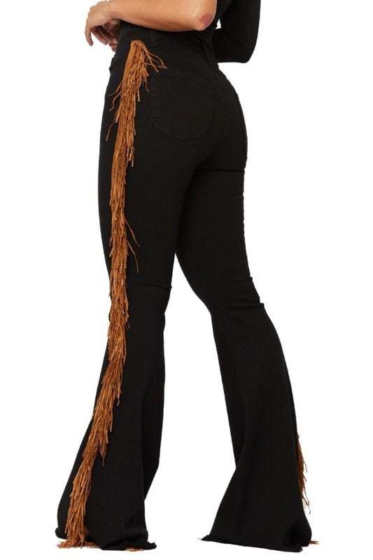 Black Bell Bottom Jean