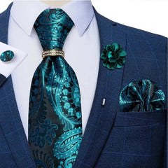 Silk Necktie Paisley
