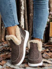 Round Toe Flat Sneakers