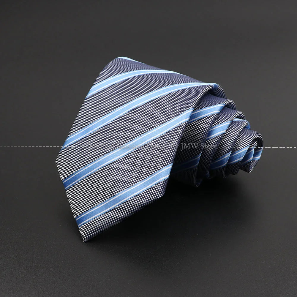 New Design Wedding Men Tie Grey Solid Striped Paisley Flower Neckties Men Business Dropshipping Groom Collar Accessories Gift