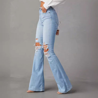 Fashion Temperament Wide-leg Jeans