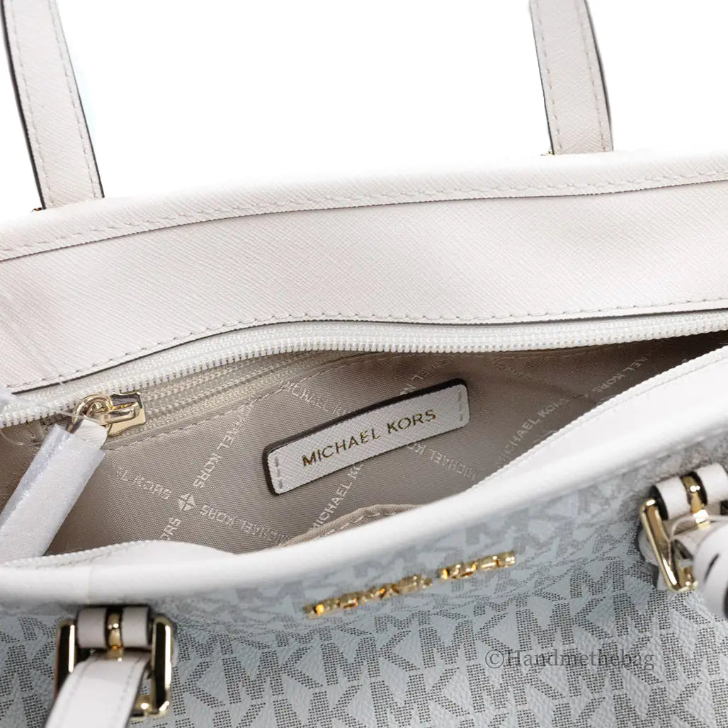 Michael Kors XS Light Cream Carryall Tote Convertible Bag