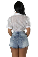 DENIM SHORT