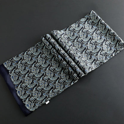 Double Silk Crepe Satin Scarf