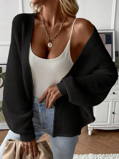 Batwing Sleeve Cardigan Top