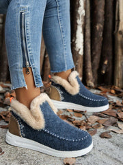 Round Toe Flat Sneakers