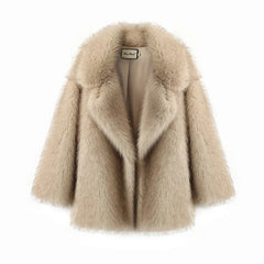 Coat Neo Mint 2024 Winter Women Thick Warm Outer Fluffy Faux  Jacket