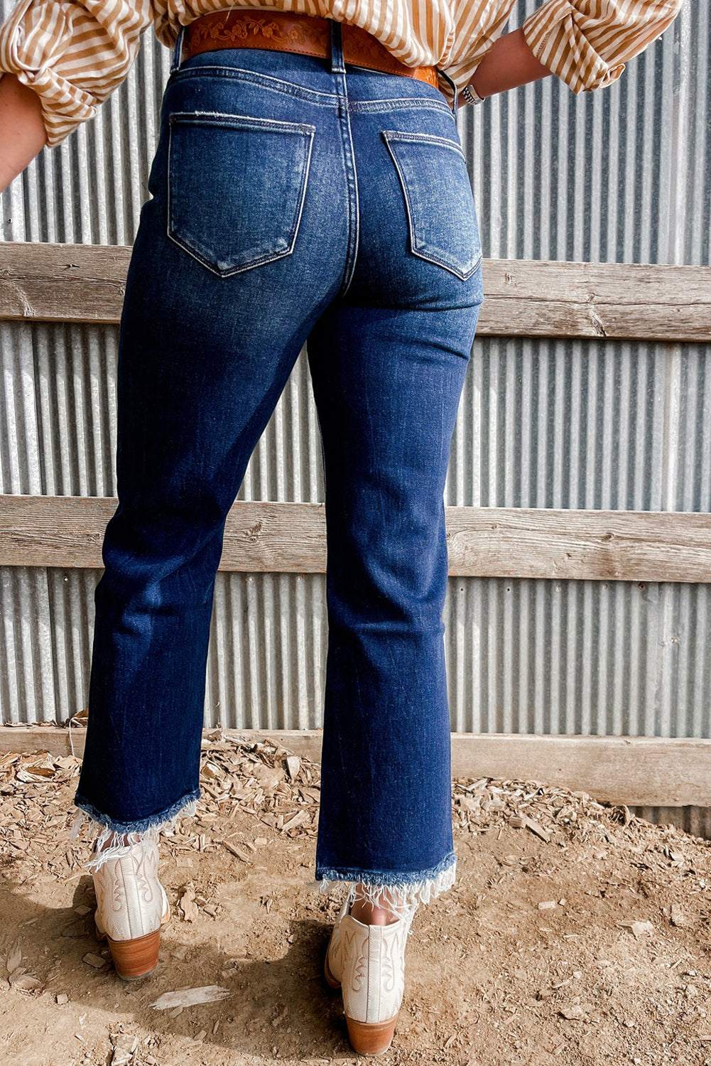 High Waist Flared Jeans