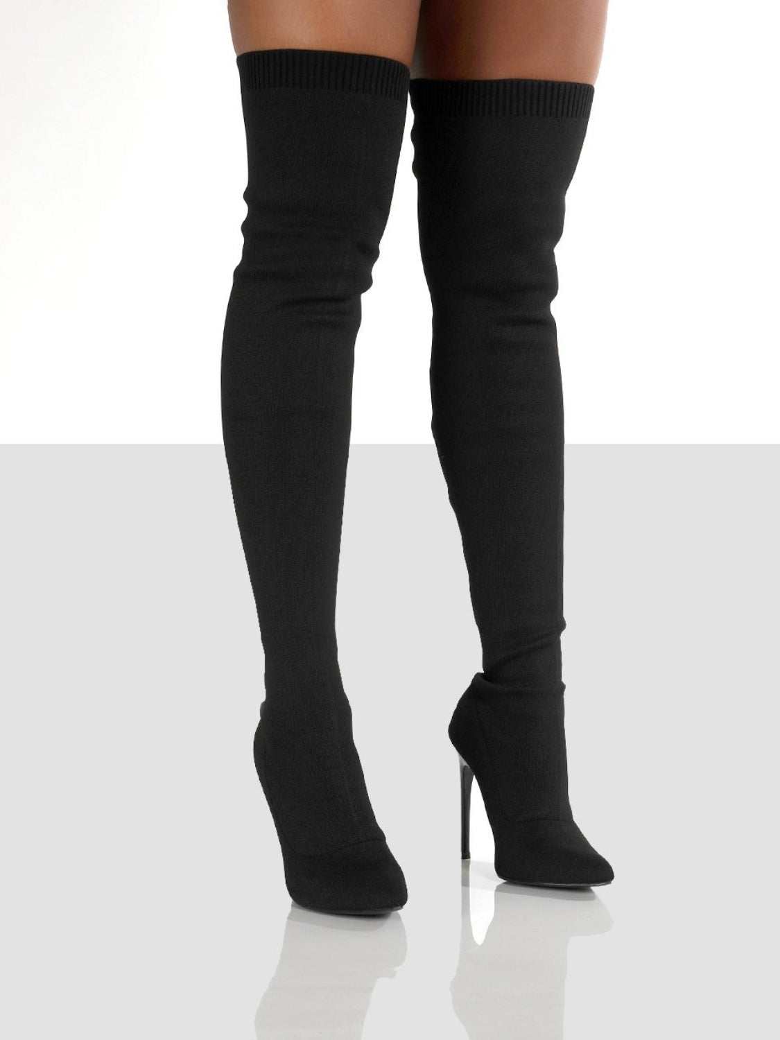 knee high stiletto boots