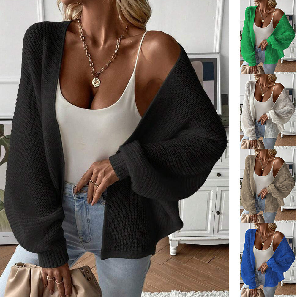 Batwing Sleeve Cardigan Top