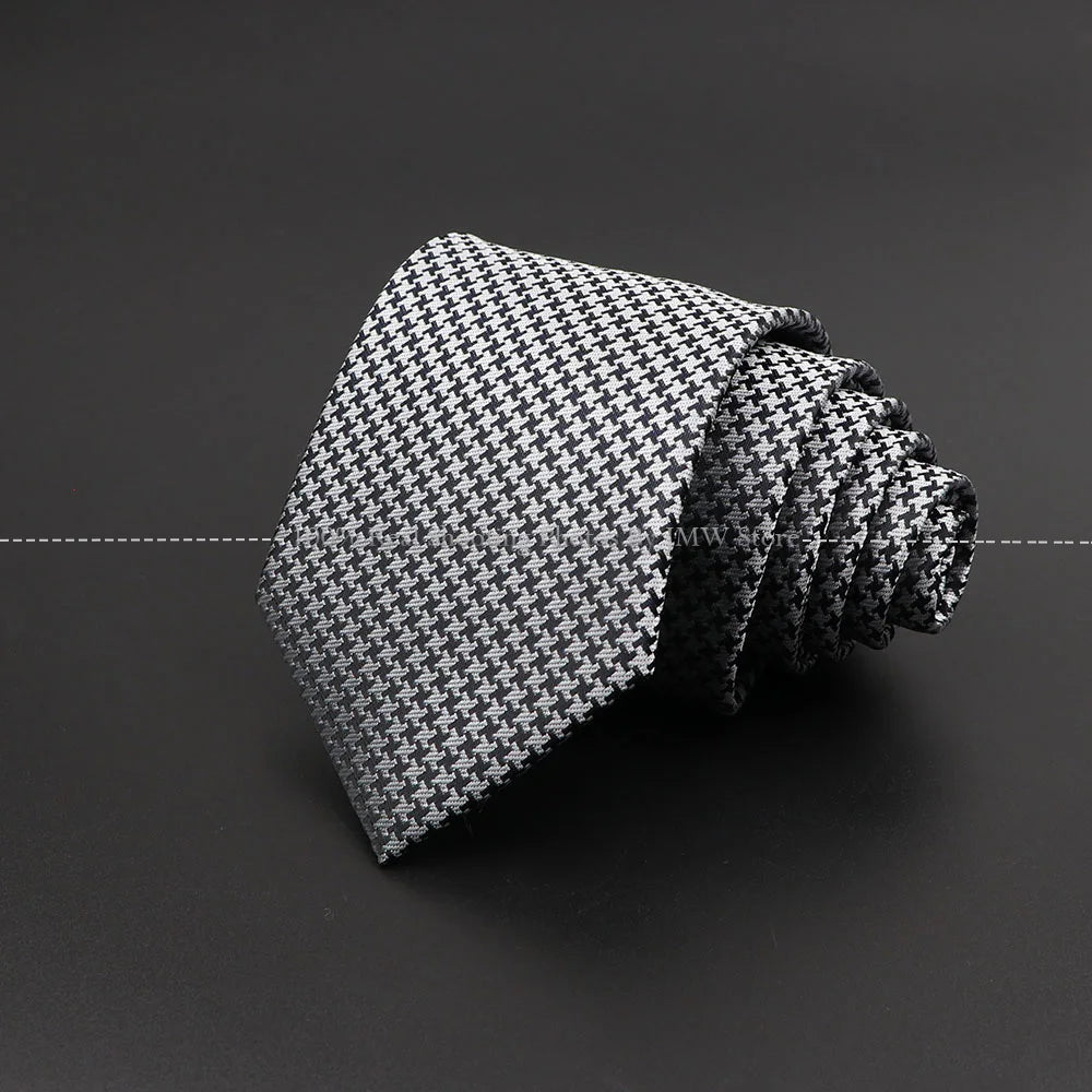 New Design Wedding Men Tie Grey Solid Striped Paisley Flower Neckties Men Business Dropshipping Groom Collar Accessories Gift