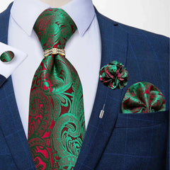 Silk Necktie Paisley