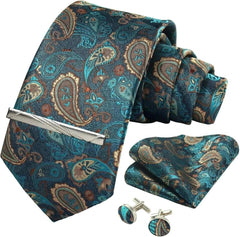 100% Silk Necktie Paisley