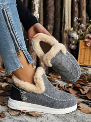 Round Toe Flat Sneakers