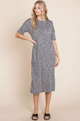 Sleeve Midi Dress