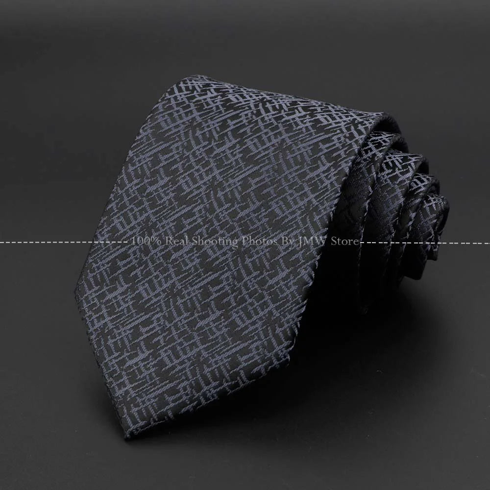 New Design Wedding Men Tie Grey Solid Striped Paisley Flower Neckties Men Business Dropshipping Groom Collar Accessories Gift