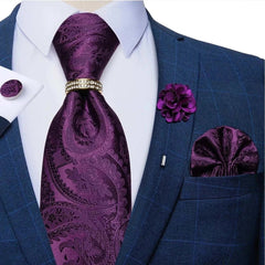 Silk Necktie Paisley