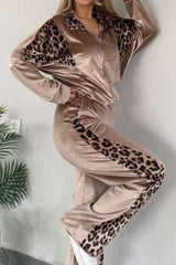 full-size-collared-neck-leopard-zip-up-top