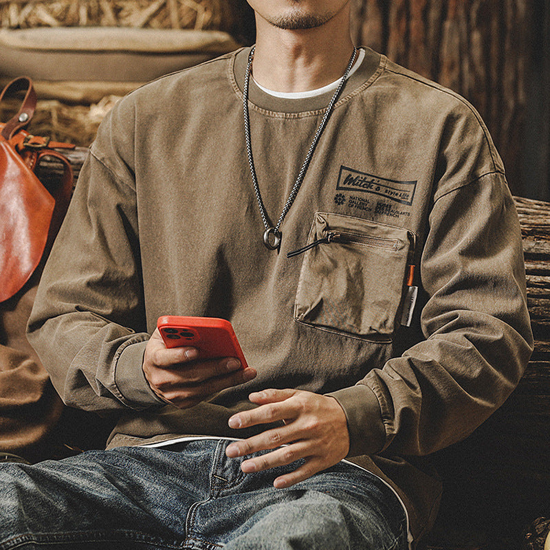 Retro Long-Sleeved T-Shirt