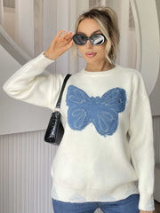 butterflies on neck