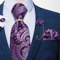 Silk Necktie Paisley