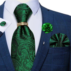 Silk Necktie Paisley