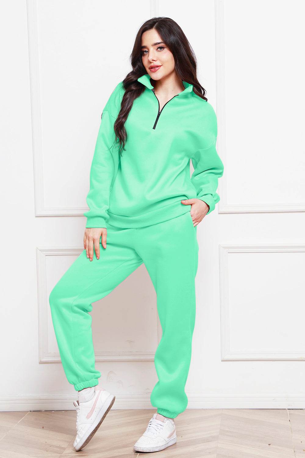half-zip-long-sleeve-sweatshirt-and-pants-set