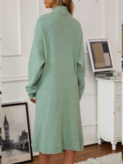 v-neck-cami-dress-and-open-front-cardigan-sweater-set