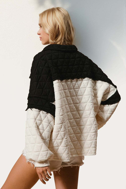 quilted Sweatshirt